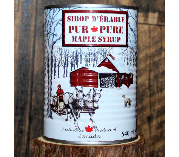 Contenant sirop (canette) 540 ml